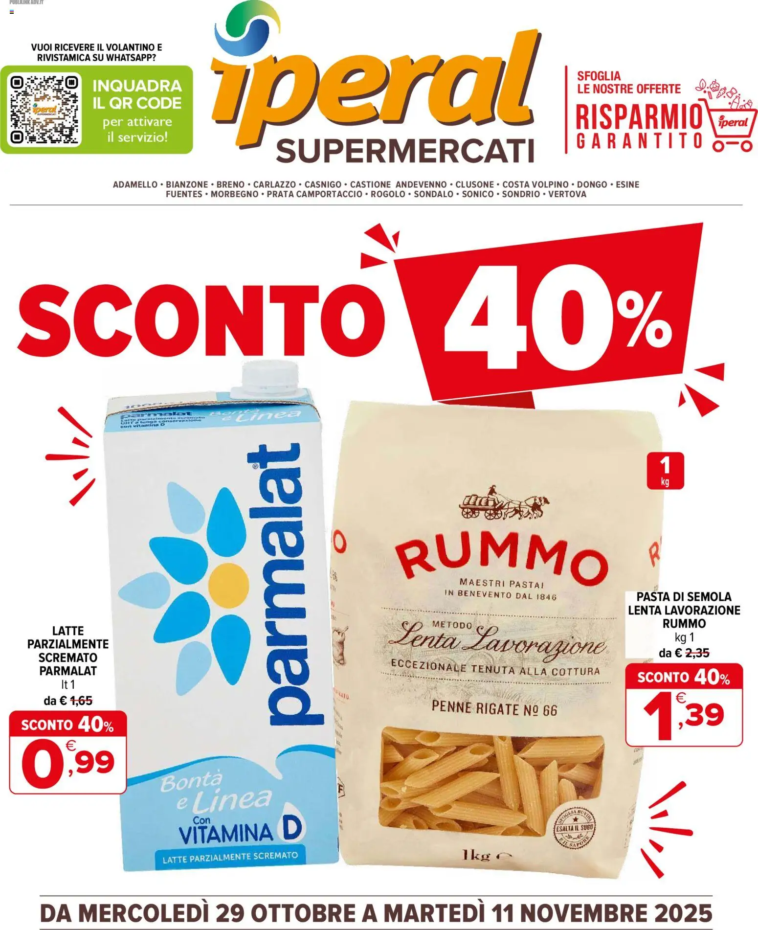 Volantino Iperal	 - pagina 1 - valido dal 29/10/2025