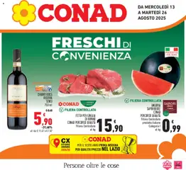 Anteprima Volantino Conad	 valida dal 13/08/2025