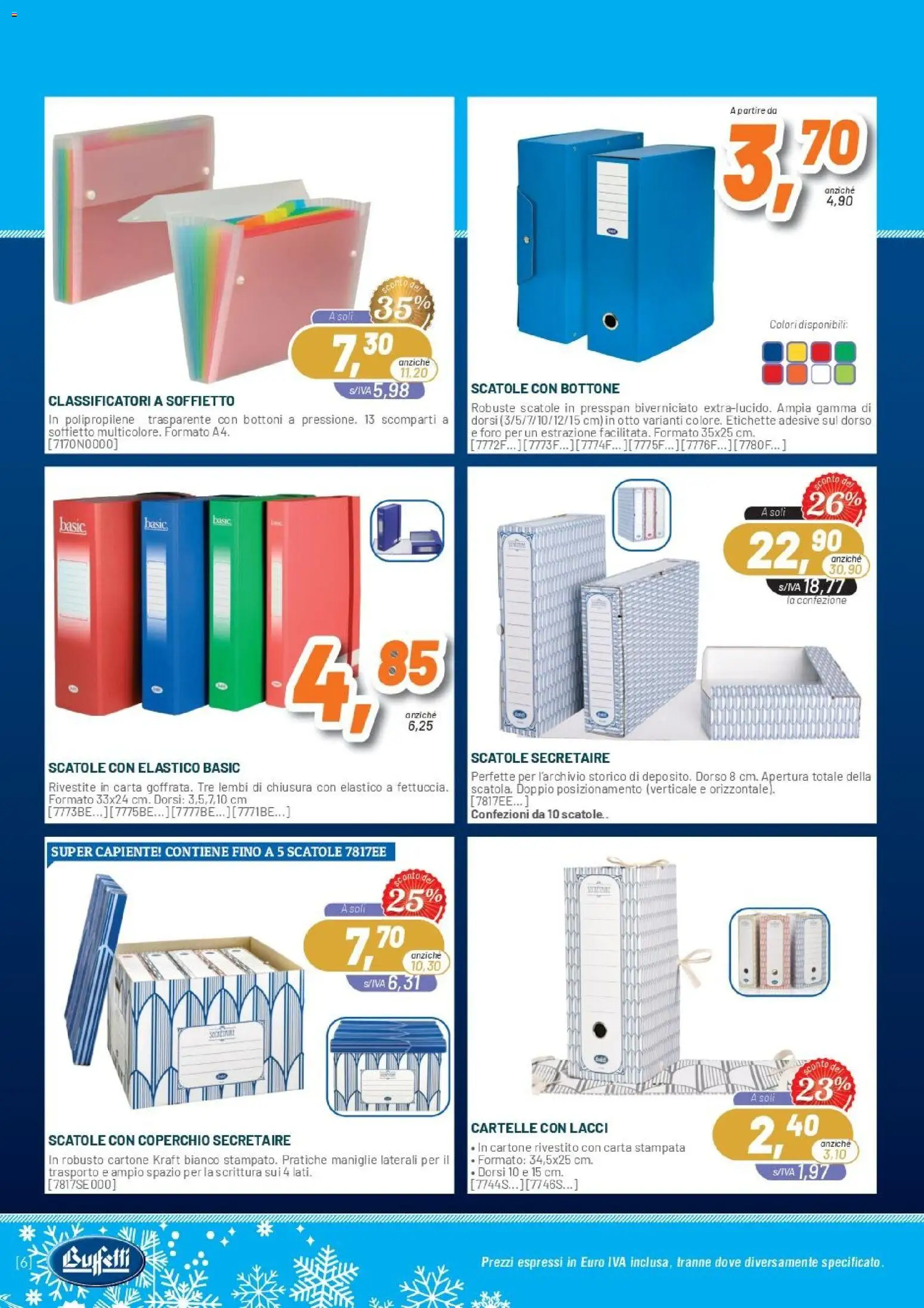 Volantino Buffetti	 - pagina 6 - valido dal 01/11/2025