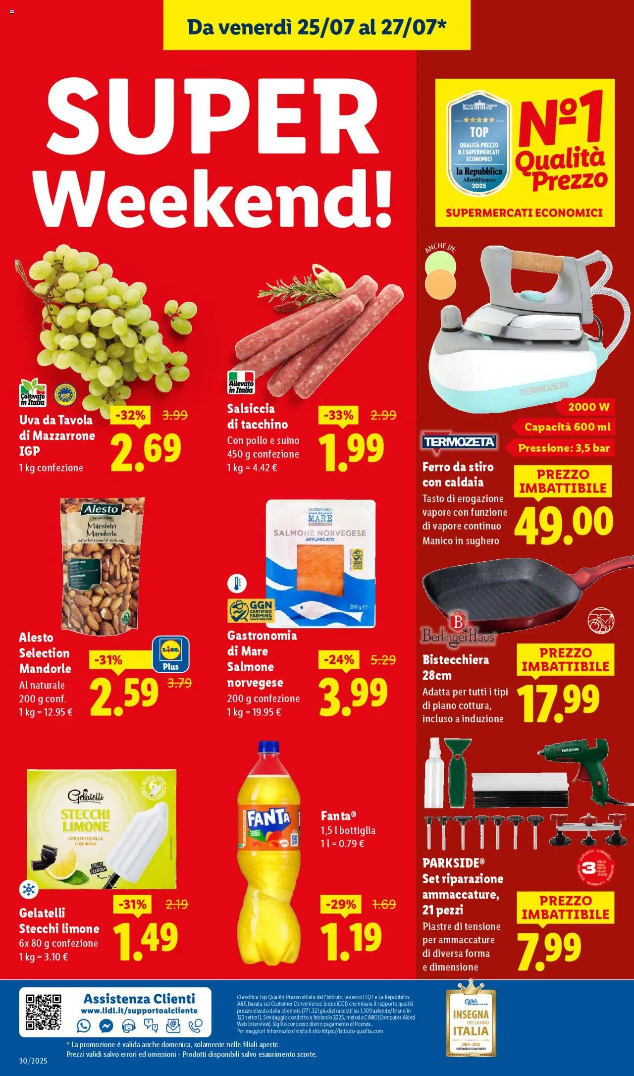 Volantino Lidl	 - pagina 54 - valido dal 21/07/2025