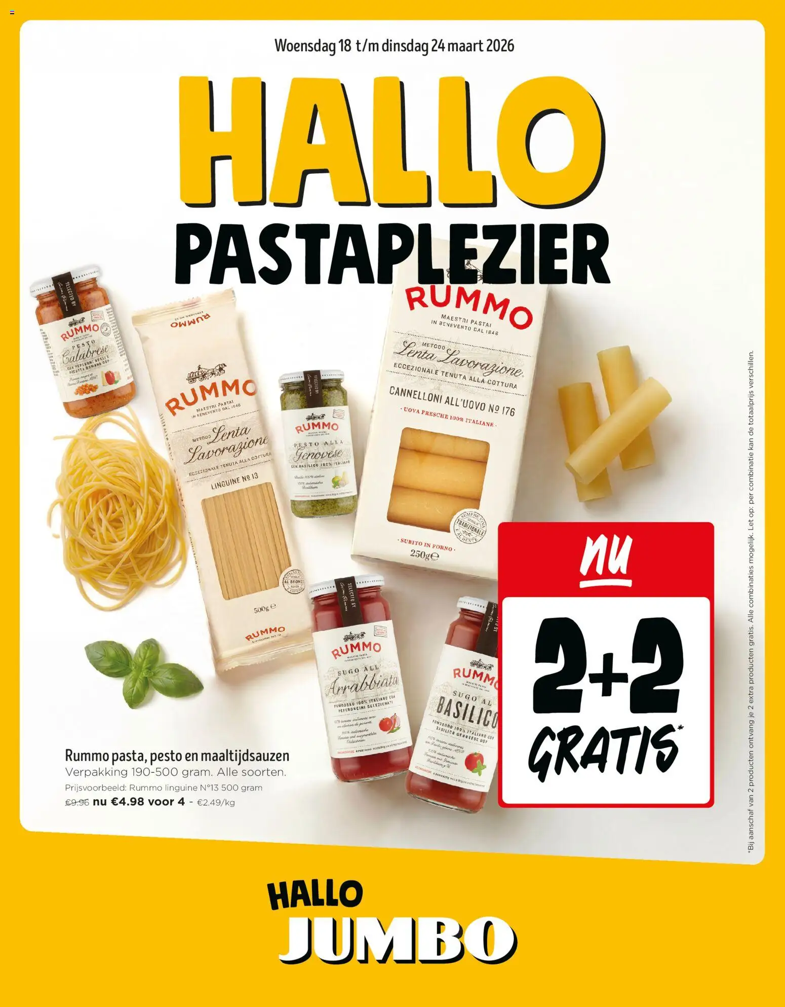 JUMBO folder / publicité - pagina 1- geldig vanaf 18/03/2026