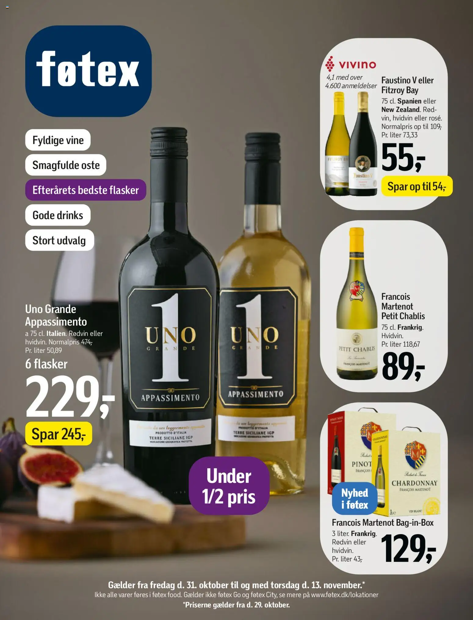 Føtex - Efterårets bedste flasker - side 1- gyldig fra 31/10/2025