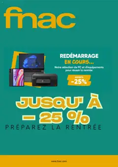 Aperçu Fnac catalogue valable à partir du 11/08/2025