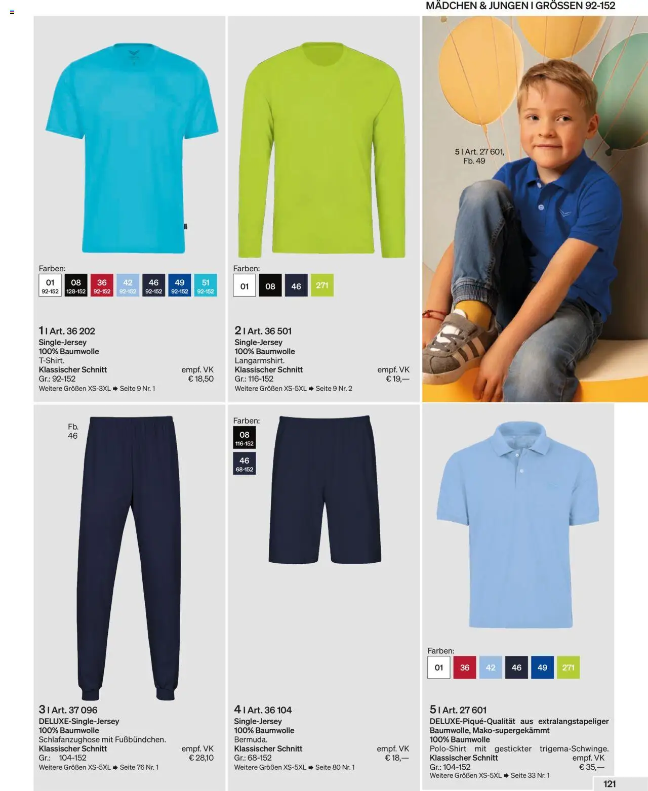 Trigema Prospekt 	 - Seite 121 - gültig ab 01.09.2025