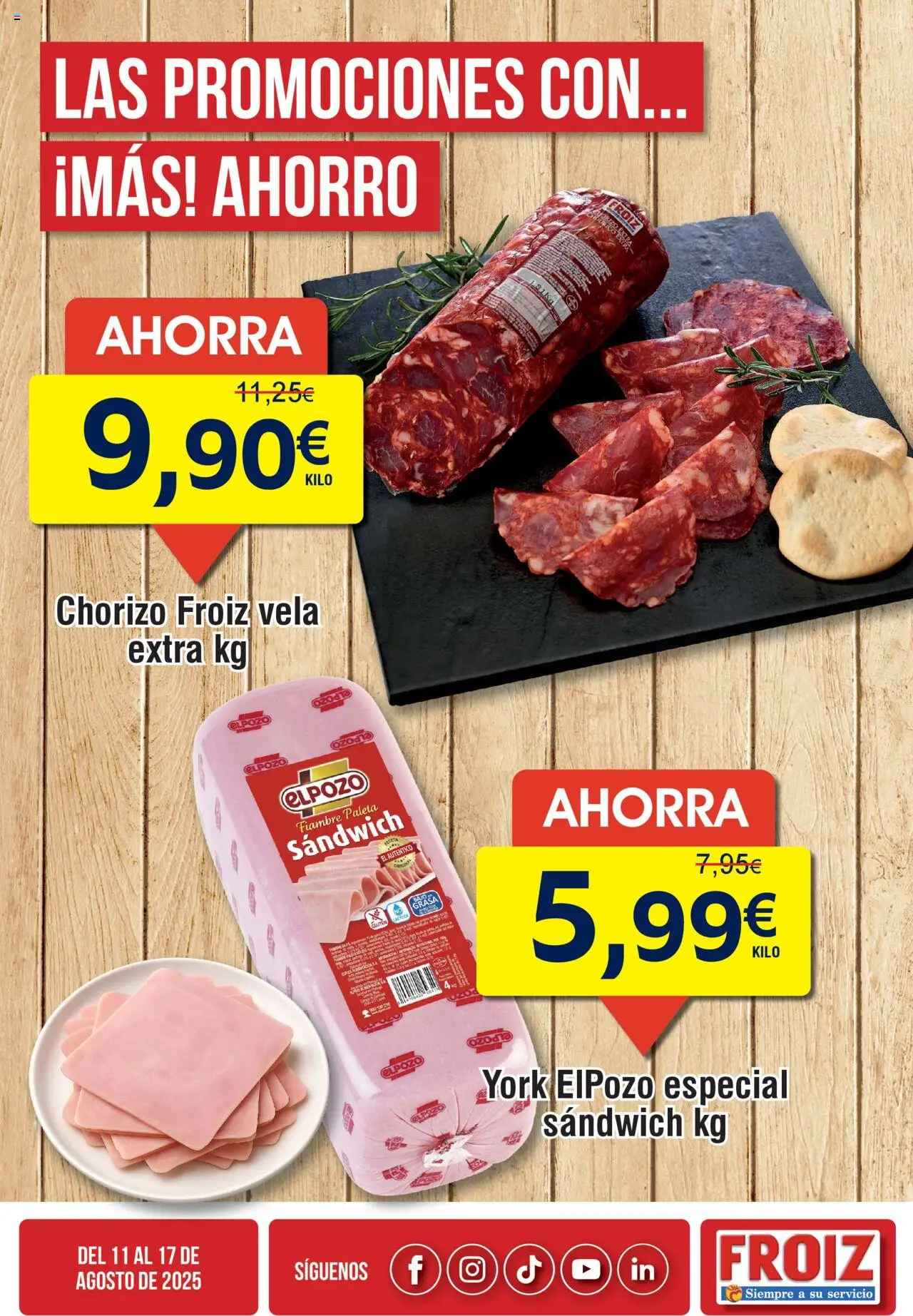 Froiz Oferta semanal - Página de 1 - Válido desde 11/08/2025