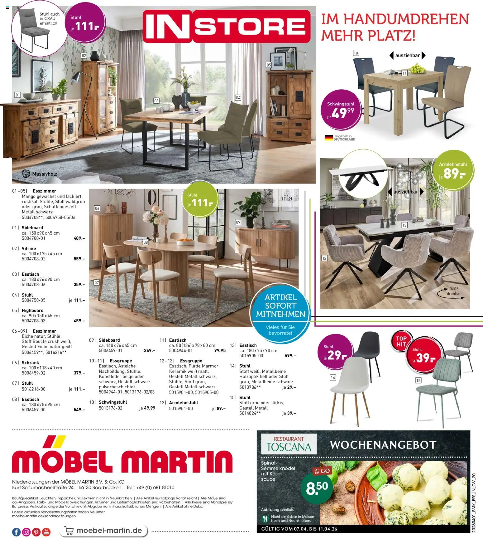 Möbel Martin Prospekt 	 - Seite 20 - gültig ab 01.04.2026