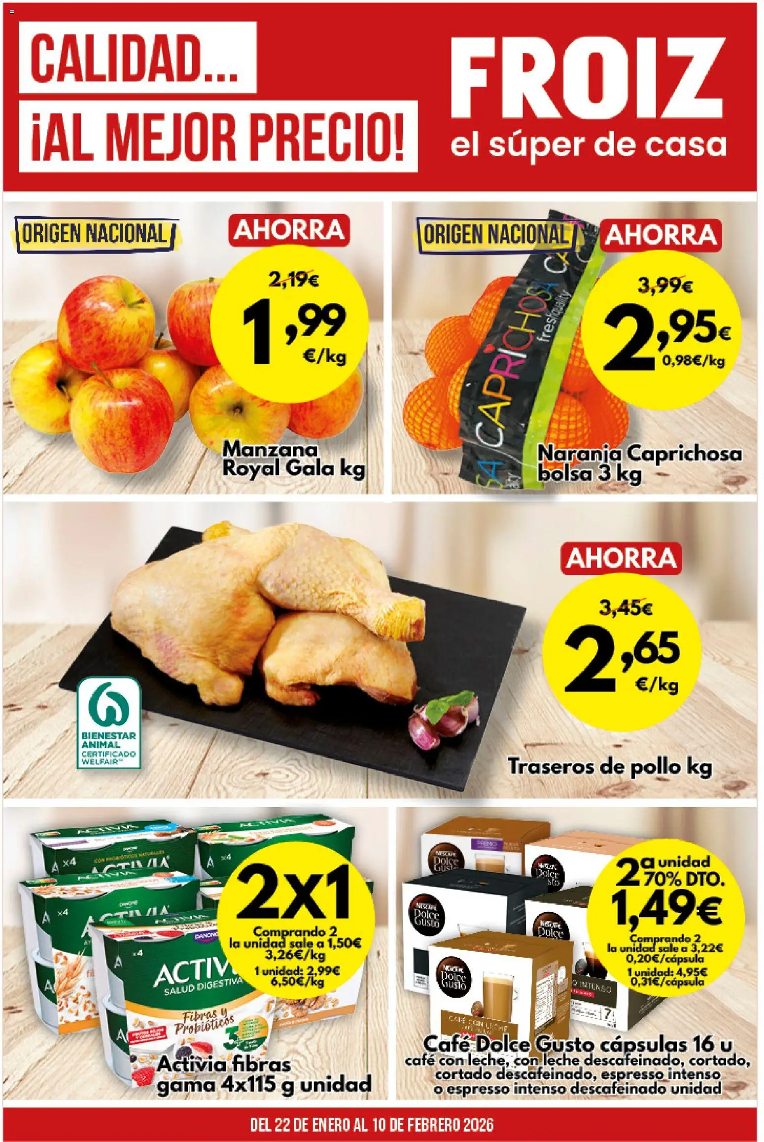 Froiz folleto - Página de 1 - Válido desde 22/01/2026