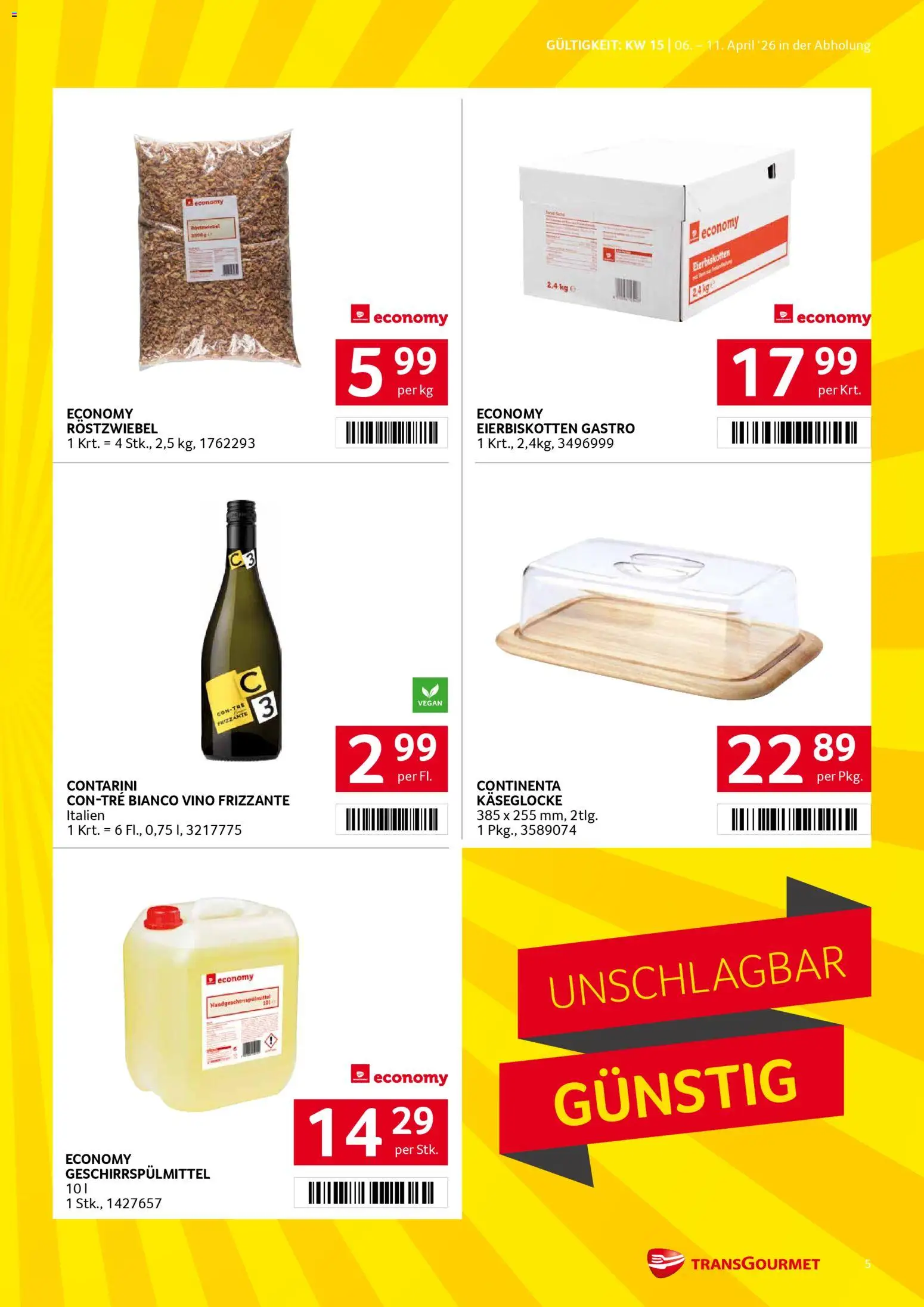 Transgourmet Flugblatt - page 5- valid from 06.04.2026