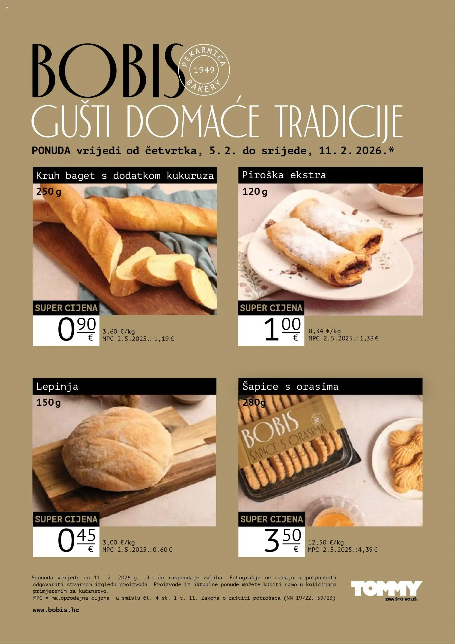 Tommy - Bobis Super ponuda - stranica 1- važeći od 04.02.2026