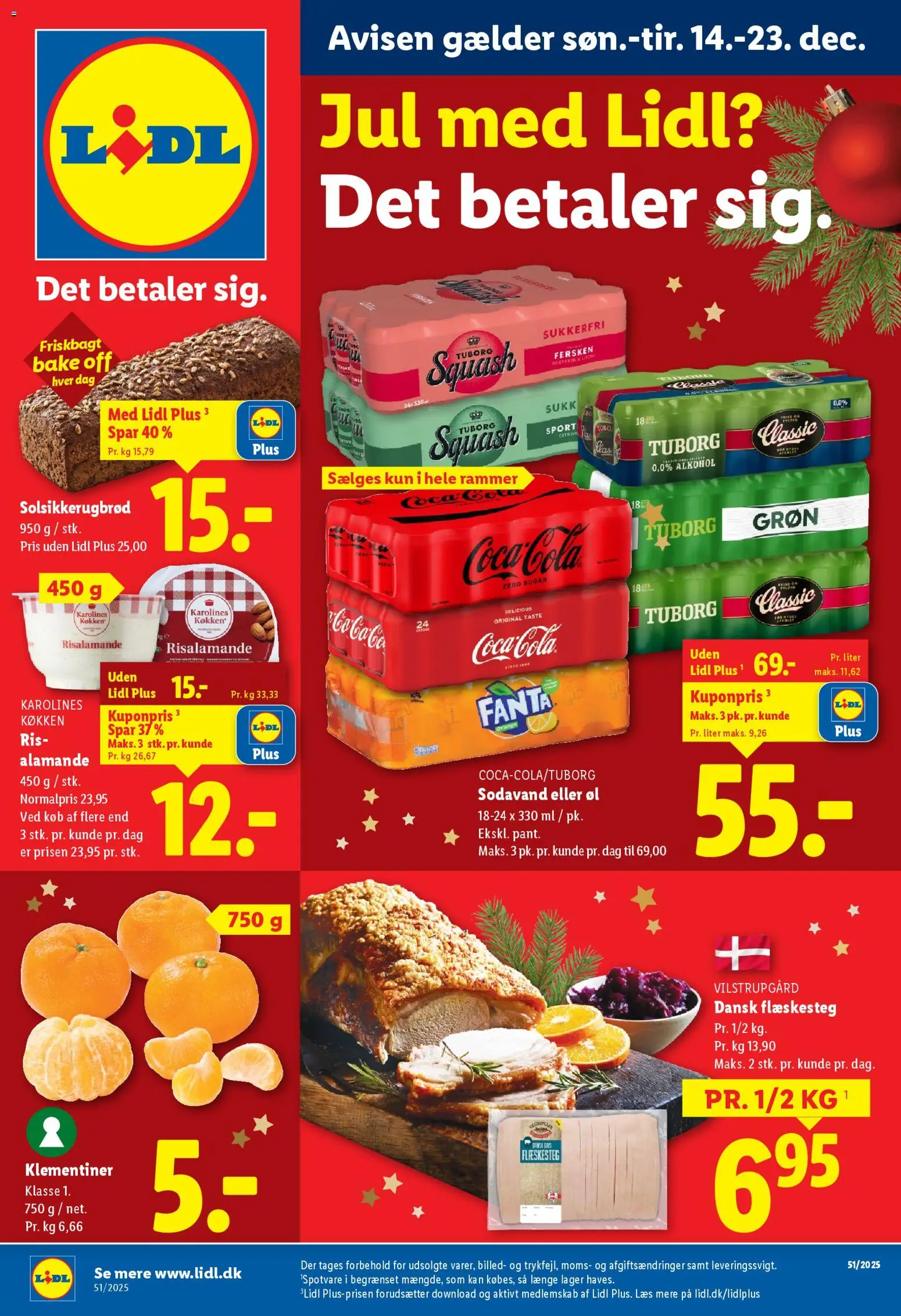 Lidl - Tilbudsavis - side 1- gyldig fra 14/12/2025