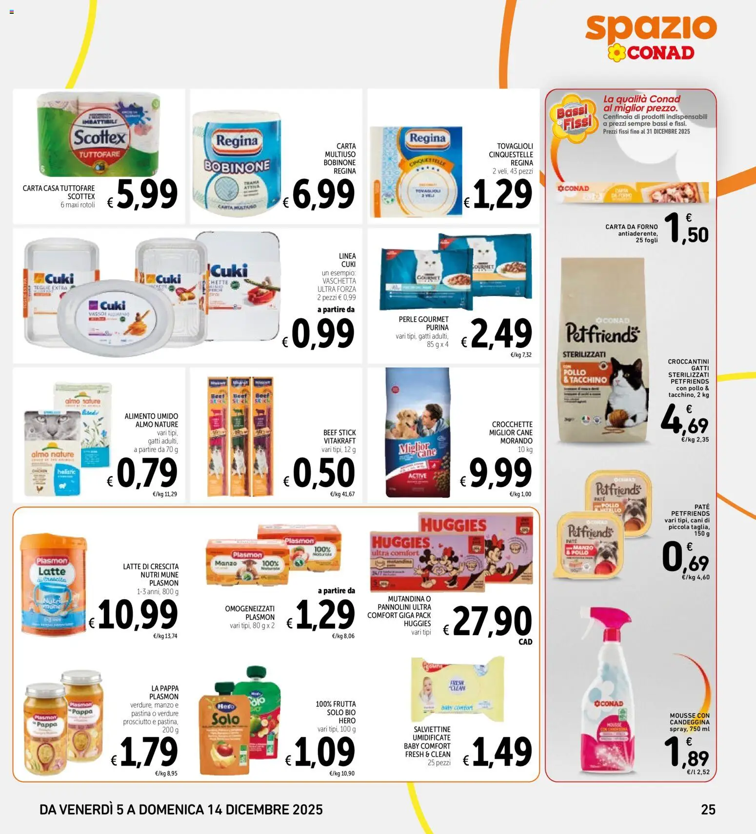 Volantino Spazio Conad	 - pagina 25 - valido dal 05/12/2025