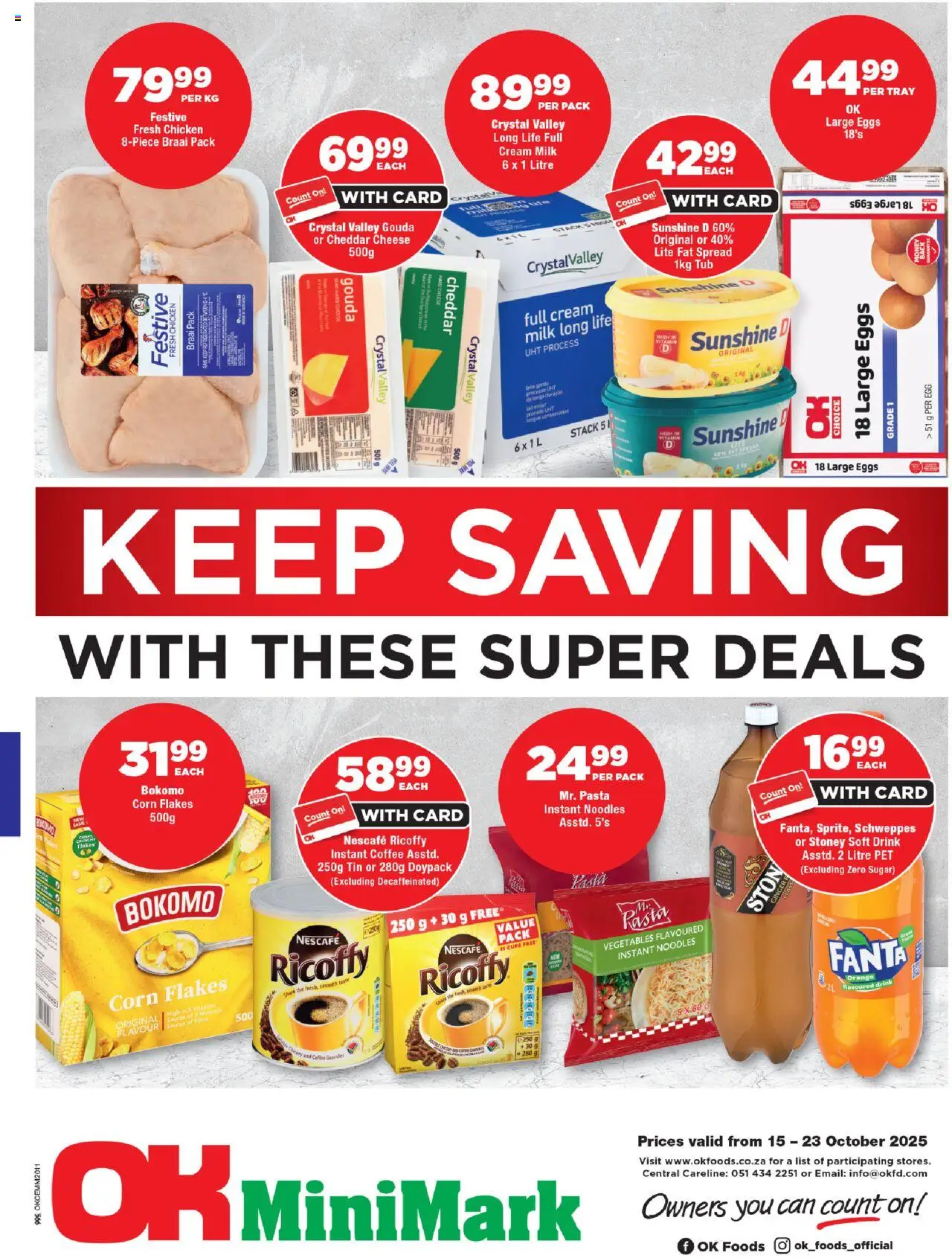 OK Foods - Northern Cape - OK MiniMark - page 1- valid from 15/10/2025