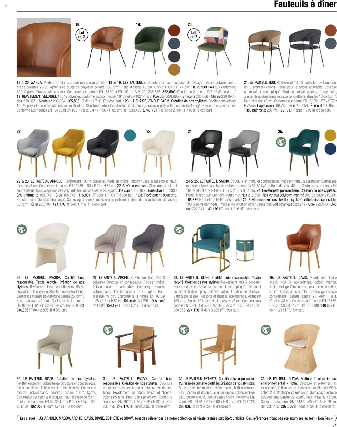 Maisons du Monde Business - page 31 - valable à partir du 01/01/2024