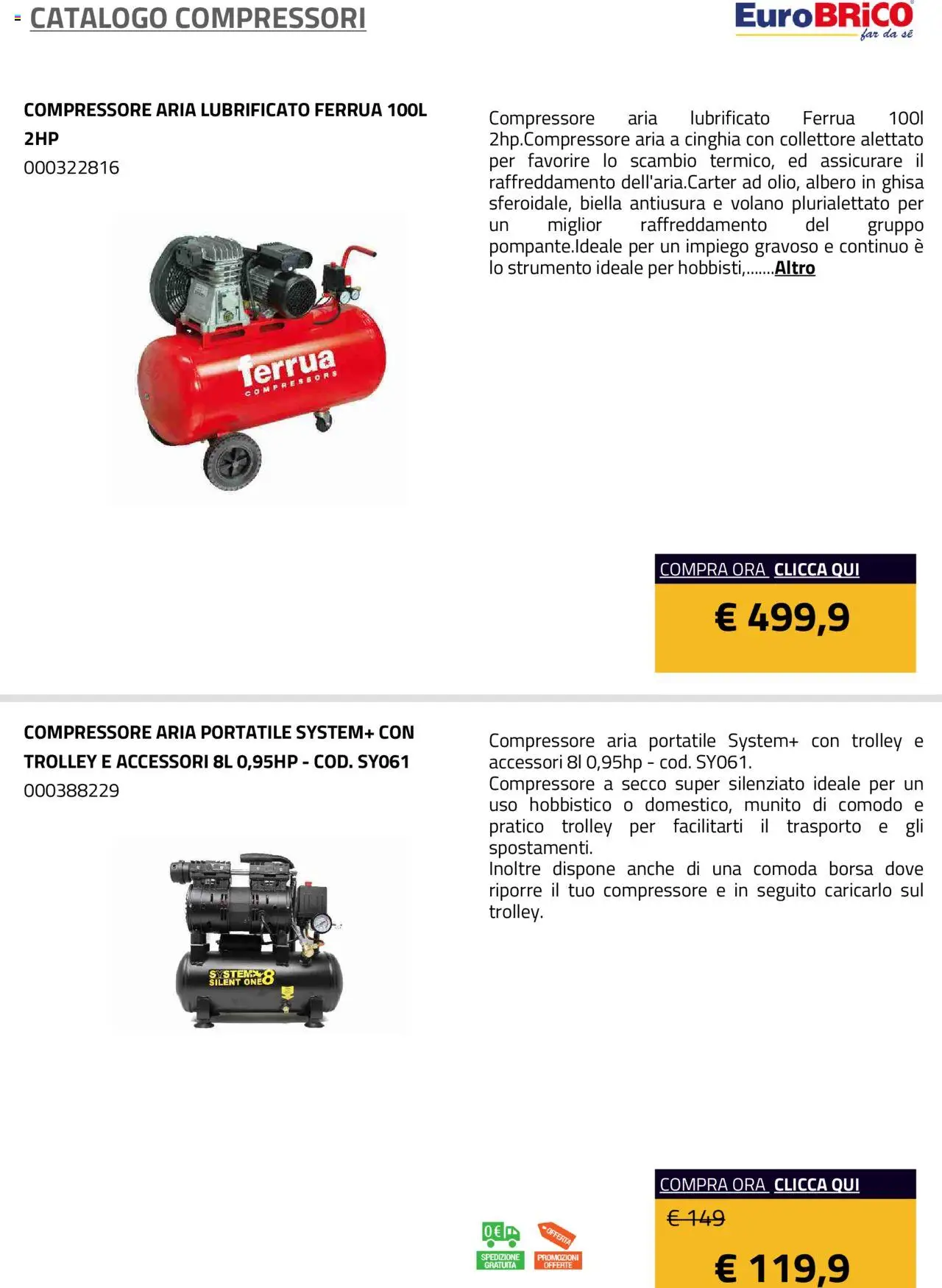 Eurobrico Compressori catalogo - pagina 22 - valido dal 23/07/2025
