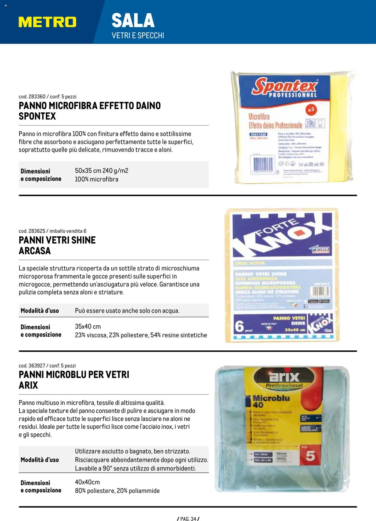 Metro Detergenza catalogo - pagina 34 - valido dal 07/01/2026