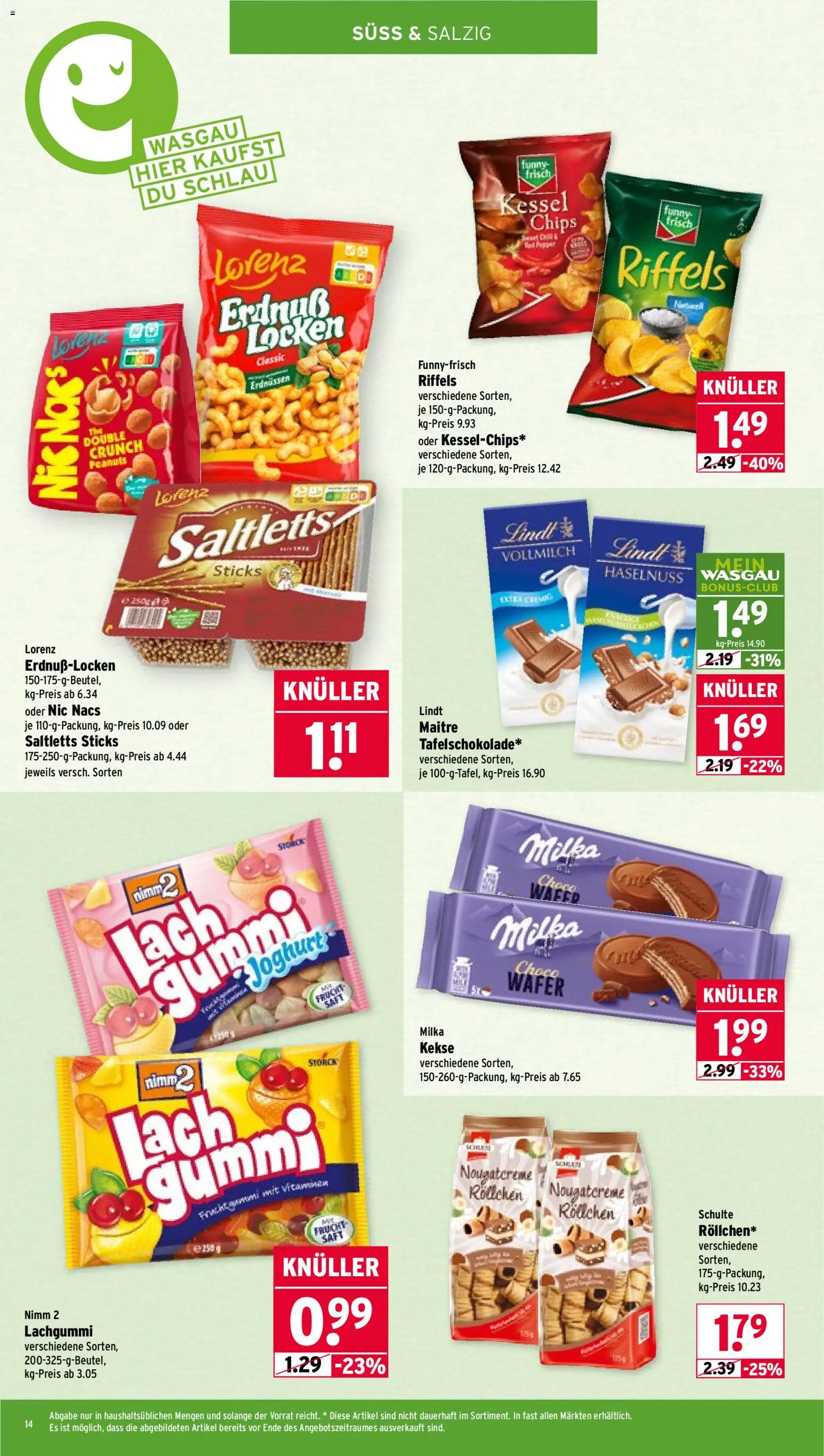Wasgau Prospekt 	 - Seite 14 - gültig ab 20.04.2026