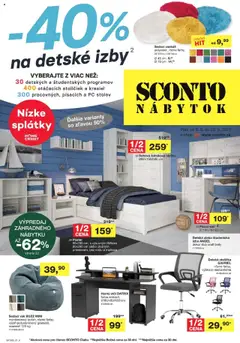 Sconto nábytok leták platný od 06.08.2025