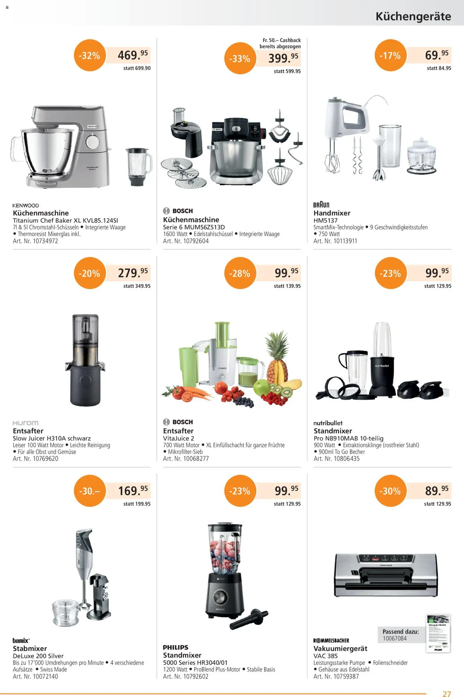 Fust aktionen - page 27- valid from 23.03.2026