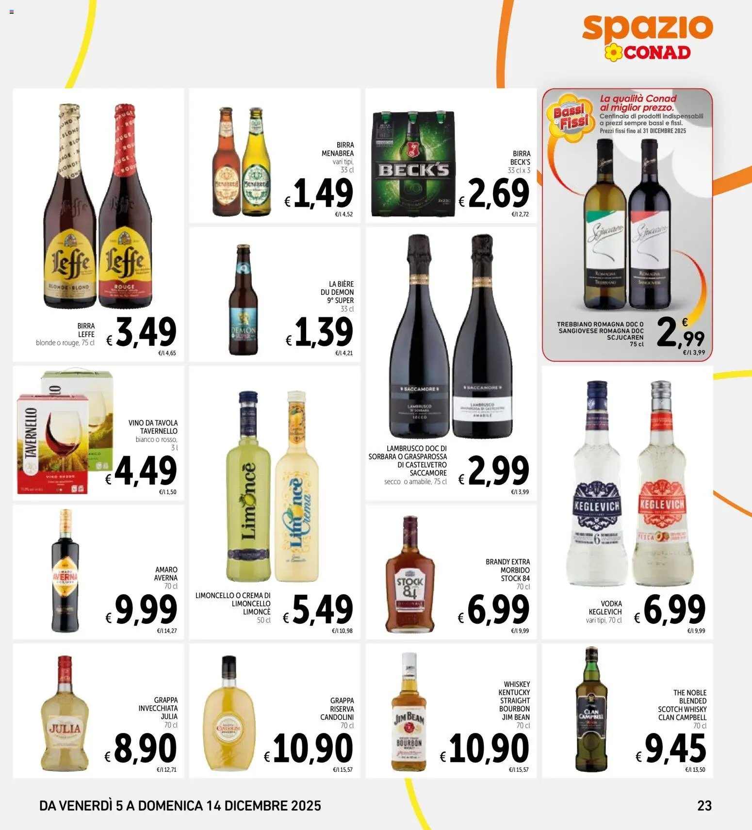 Volantino Spazio Conad	 - pagina 23 - valido dal 05/12/2025