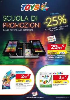 Anteprima Volantino Toys Center	 valida dal 28/08/2025