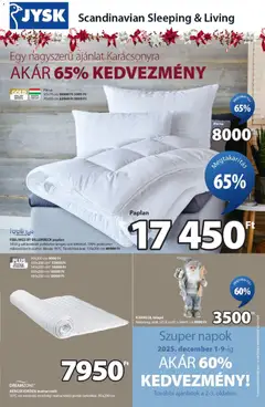 Előnézet JYSK aktuális ajánlatok érvényes 2025.12.01.-tól