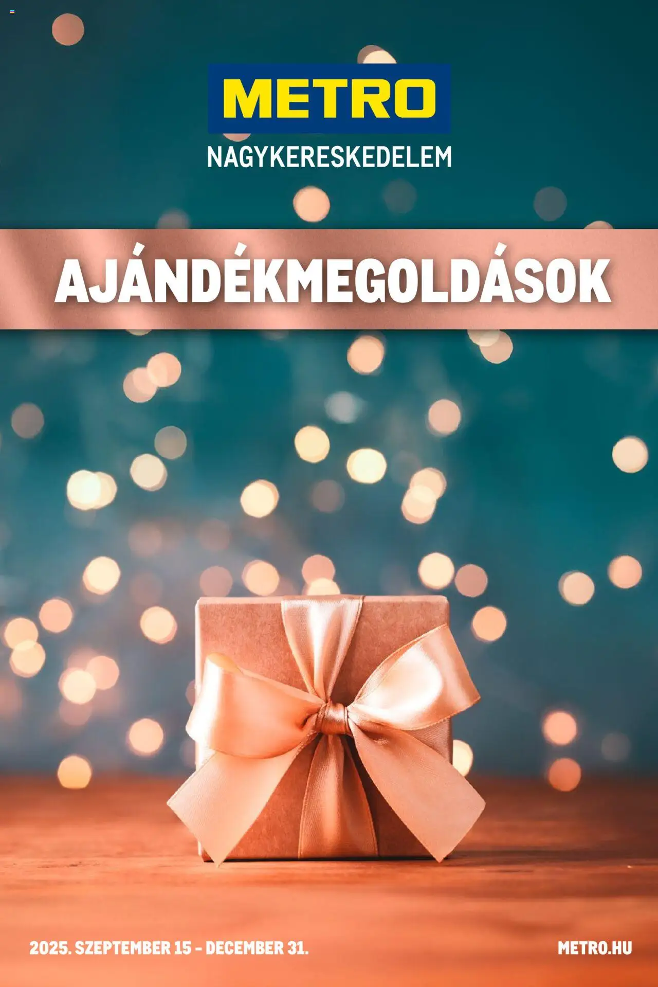 Metro Ajándékmegoldások - 1oldal - érvényes 2025.09.15.-tól