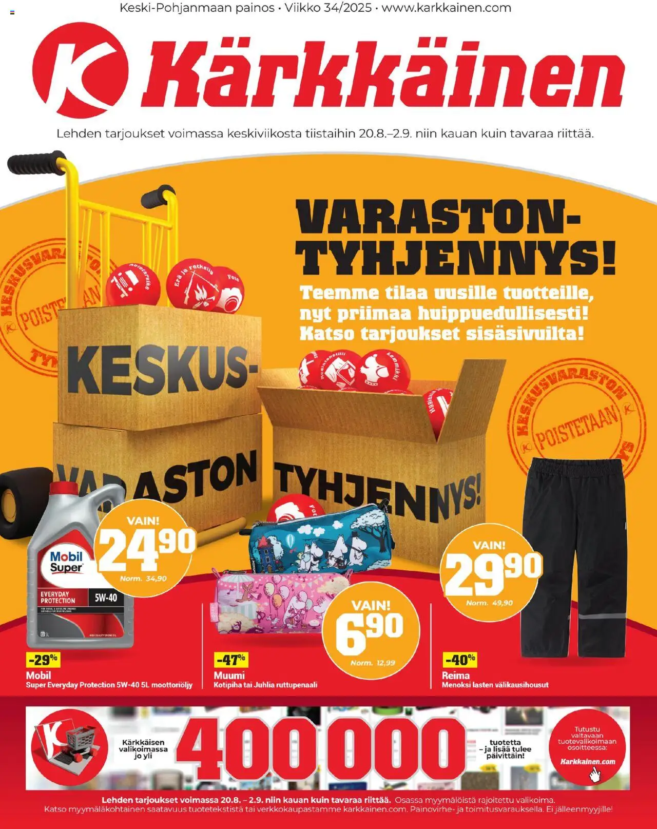 Kärkkäinen tarjoukset - sivu 1- voimassa alkaen 20/08/2025