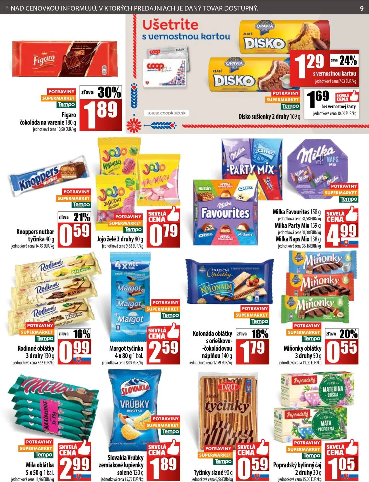 COOP Jednota leták - strana 9- platný od 17.07.2025