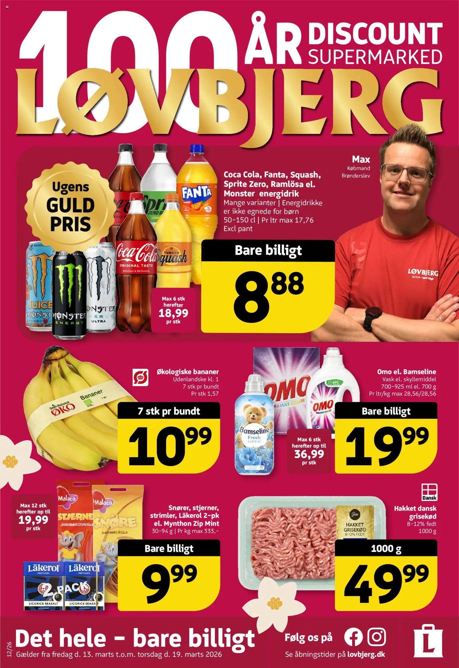 Løvbjerg - Tilbudsavis uge 11 - side 1- gyldig fra 13/03/2026