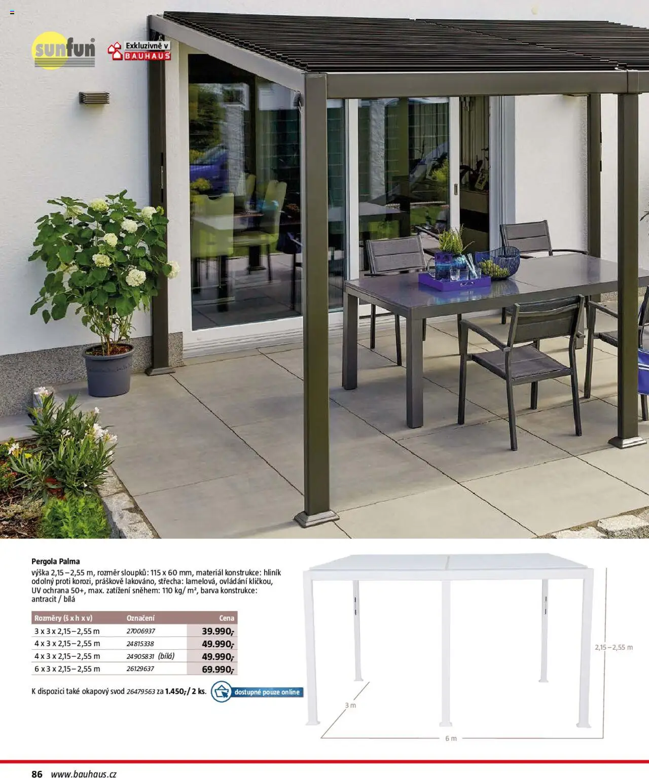Bauhaus katalog Zahradní nábytek - strana 86- platný od 01.04.2025
