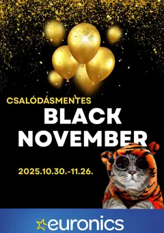 Előnézet Euronics Black Friday érvényes 2025.10.30.-tól