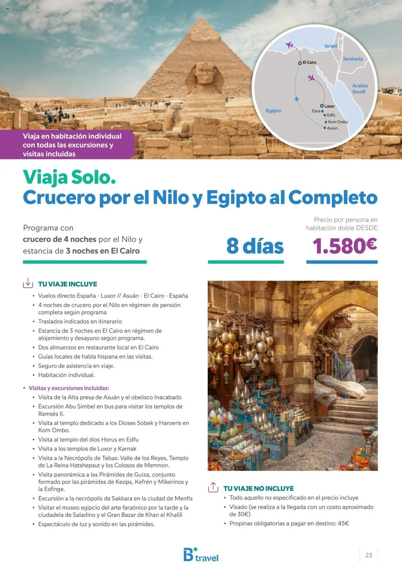 B the travel brand Egipto - Página de 23 - Válido desde 15/04/2024