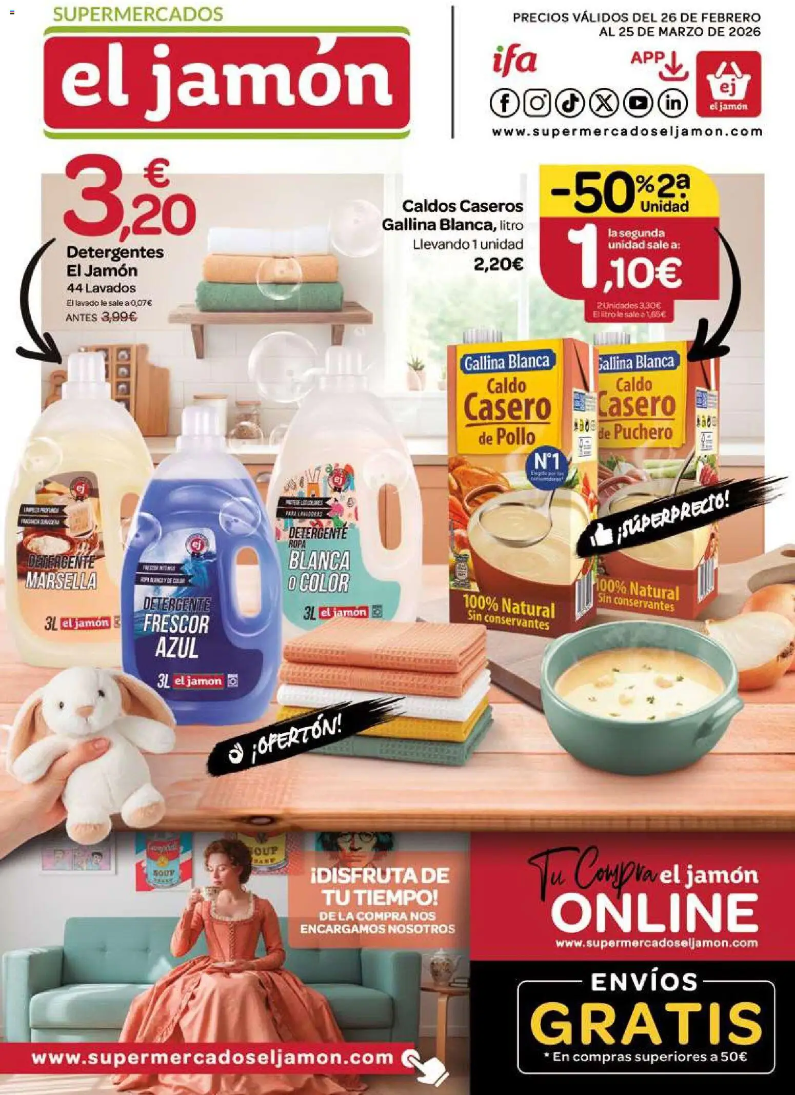 Supermercados El Jamón folleto - Página de 1 - Válido desde 26/02/2026
