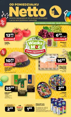 Podgląd Netto gazetka od poniedziałku spożywcza ważny od 23.03.2026