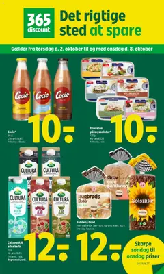 Forhåndsvisning Coop 365 - Tilbudsavis gyldig fra 02/10/2025