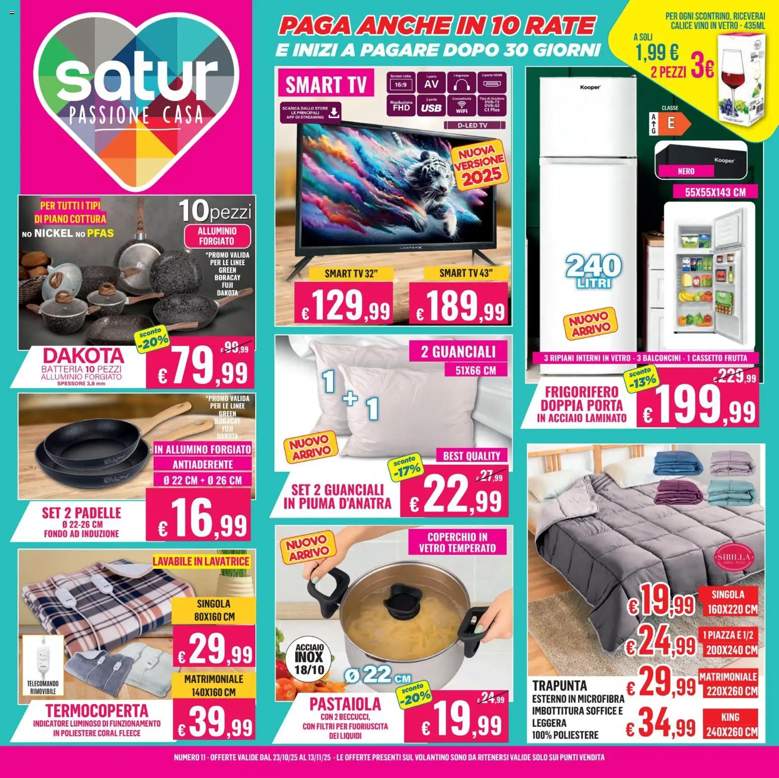 Volantino Satur	 - pagina 1 - valido dal 23/10/2025