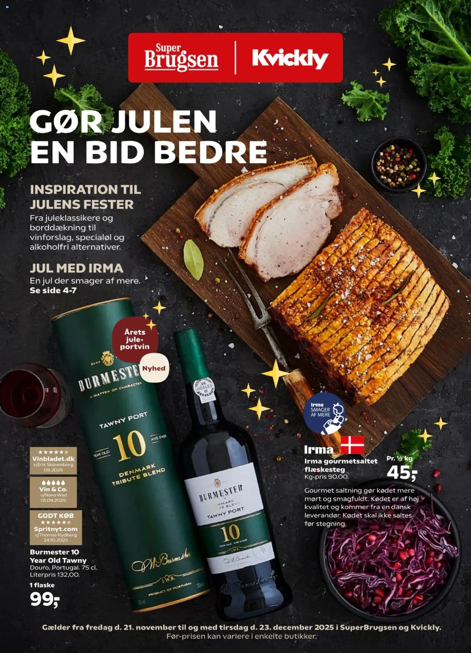 Super Brugsen - Julen - side 1- gyldig fra 21/11/2025