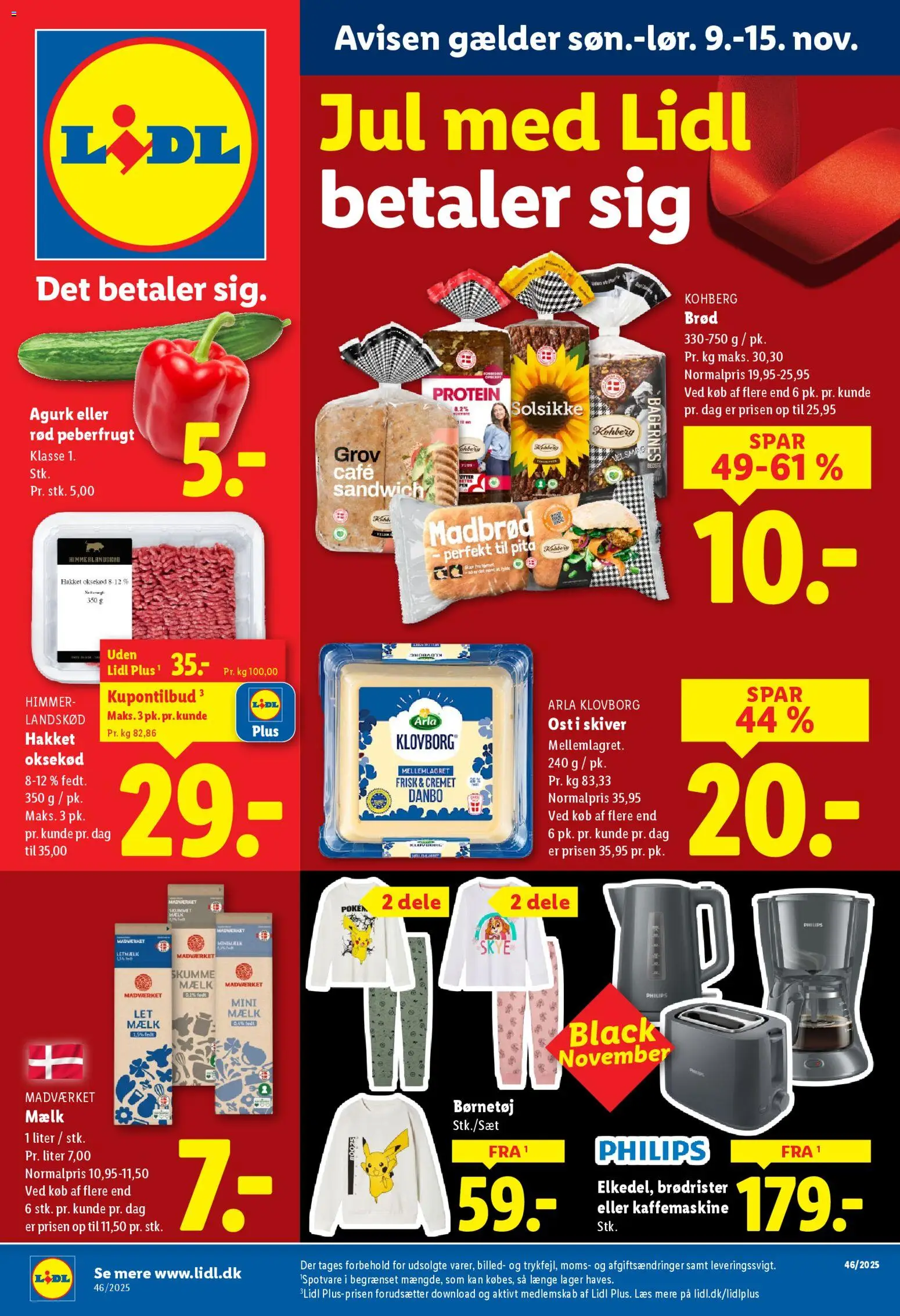 Lidl - Tilbudsavis - side 1- gyldig fra 09/11/2025