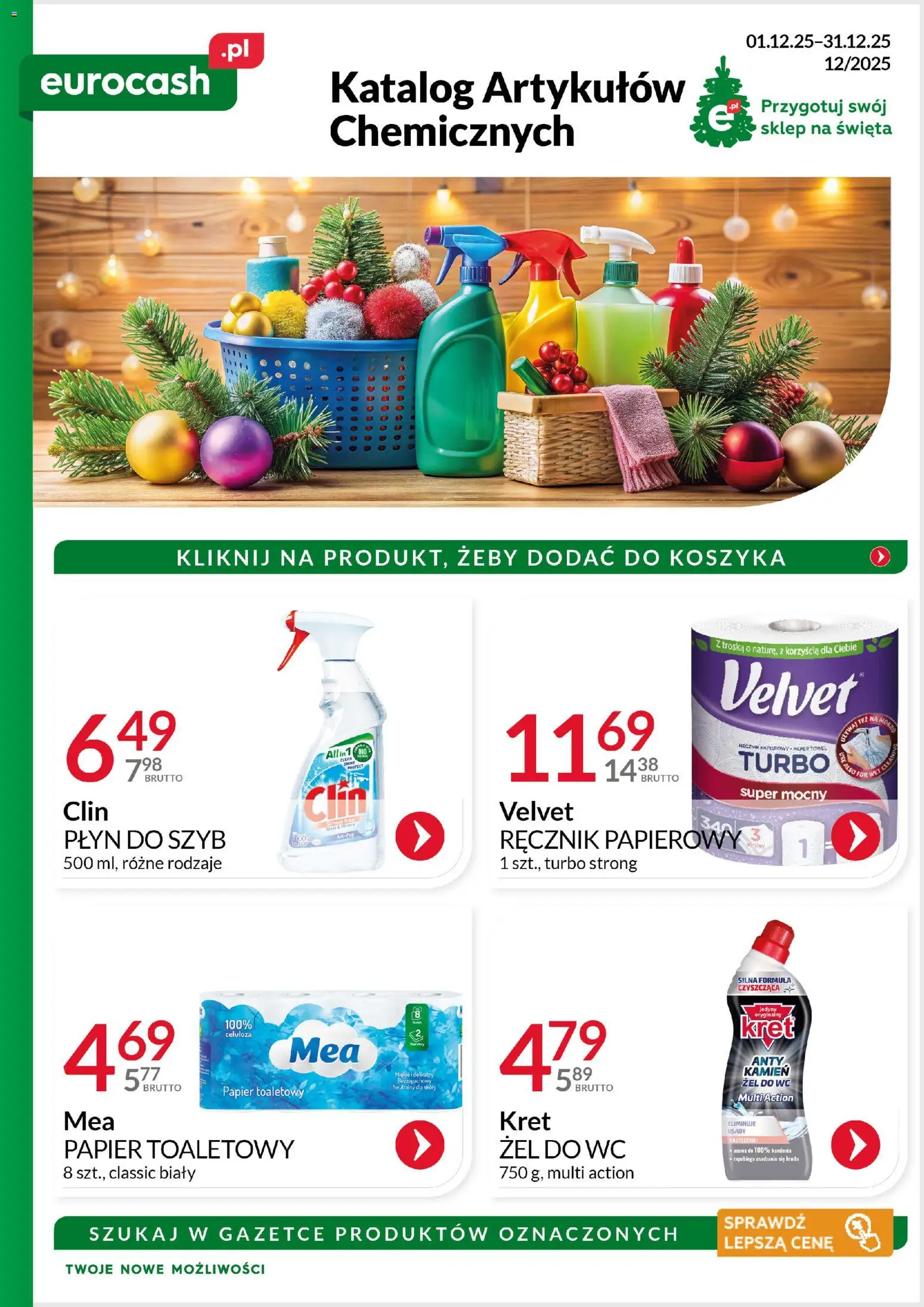 Eurocash Gazetka - Katalog Artykułów Chemicznych - strona 1- ważny od 01.12.2025