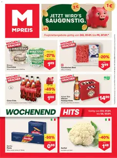 Vorschau MPREIS Flugblatt gültig ab 01.01.2026