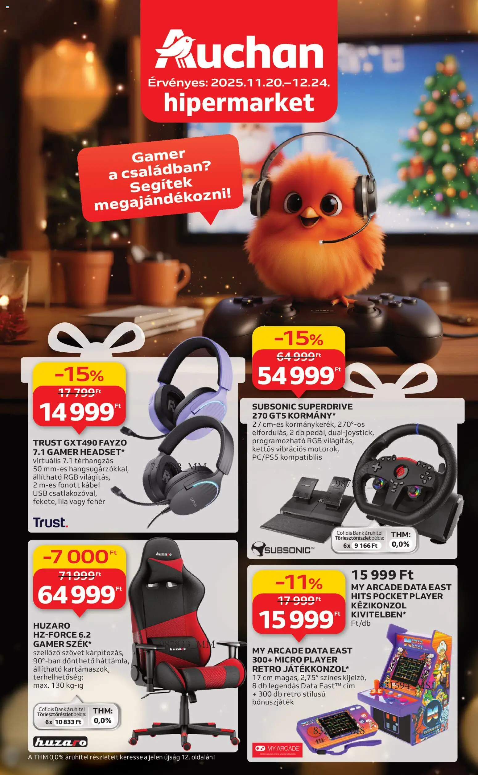 Auchan - Hipermarket gamer ajánlataink - 1oldal - érvényes 2025.11.20.-tól