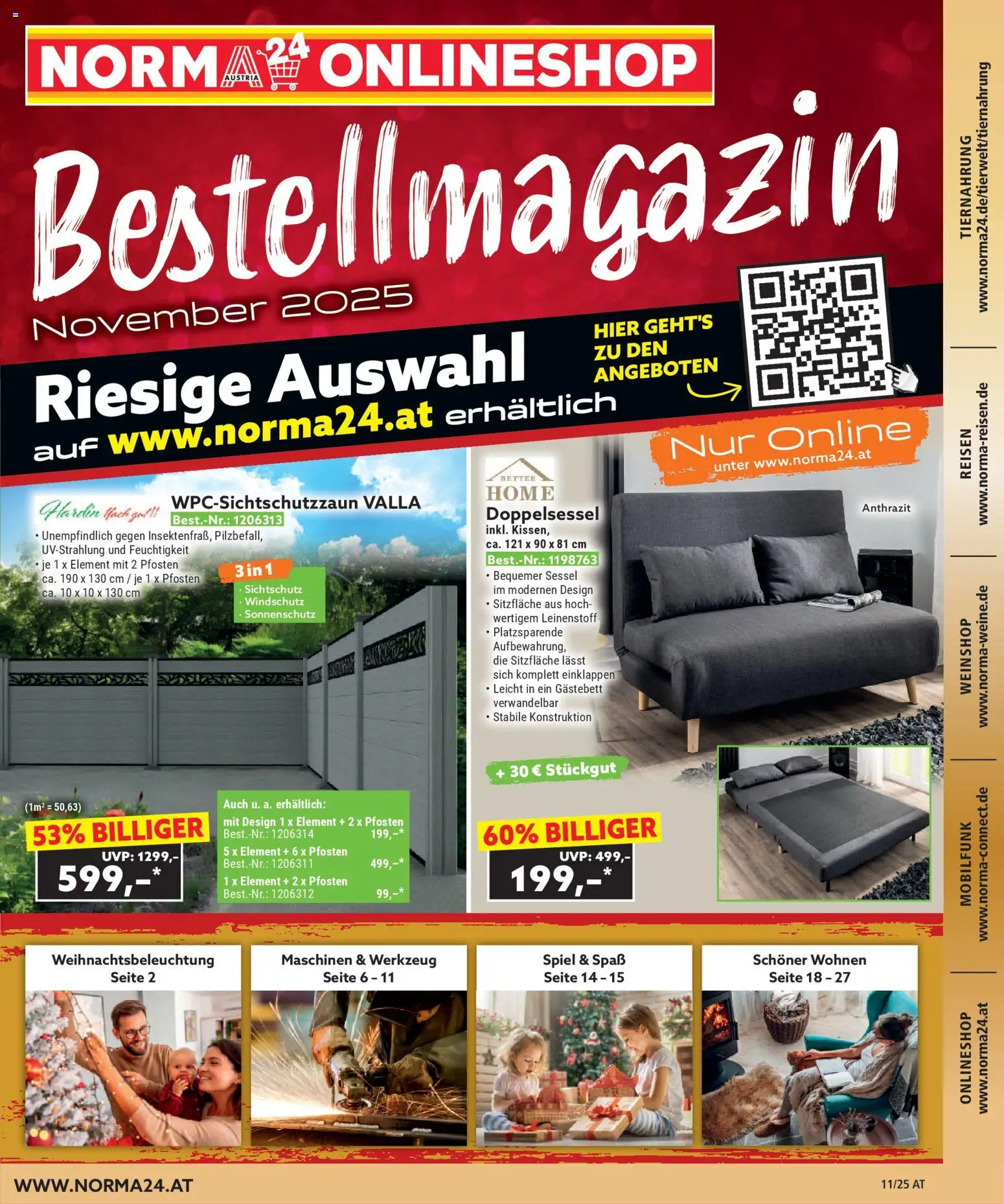Norma Bestellmagazin  - Seite 1- gültig ab 01.11.2025