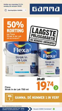 GAMMA - Folder geldig vanaf 13-10-2025