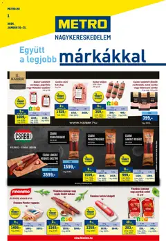 Előnézet Metro Akciós újság érvényes 2026.01.16.-tól