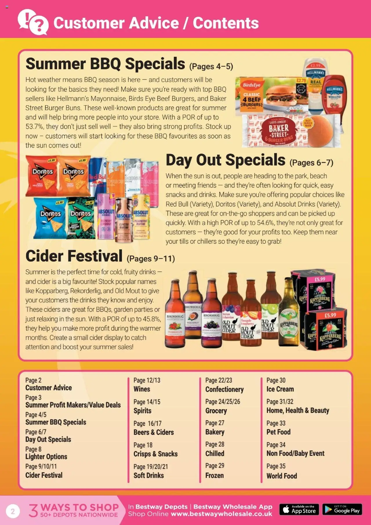 Bestway - The Big Deals Brochure - page 2- valid from 18/07/2025