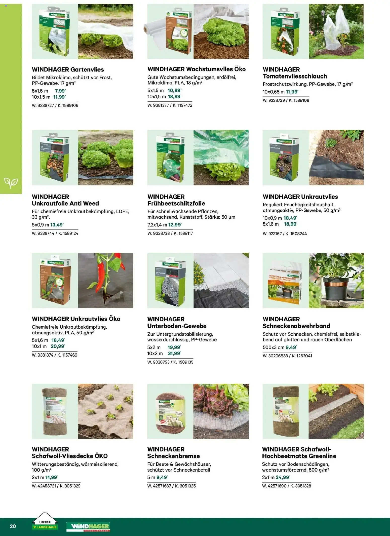 Lagerhaus Garten & Freizeit Katalog 2026 - Wien, Innsbruck - page 20- valid from 01.03.2026