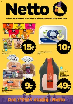 Forhåndsvisning Netto - Tilbudsavis gyldig fra 18/10/2025