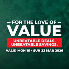 Preview Food Lover's Market Specials valid from 16/03/2026