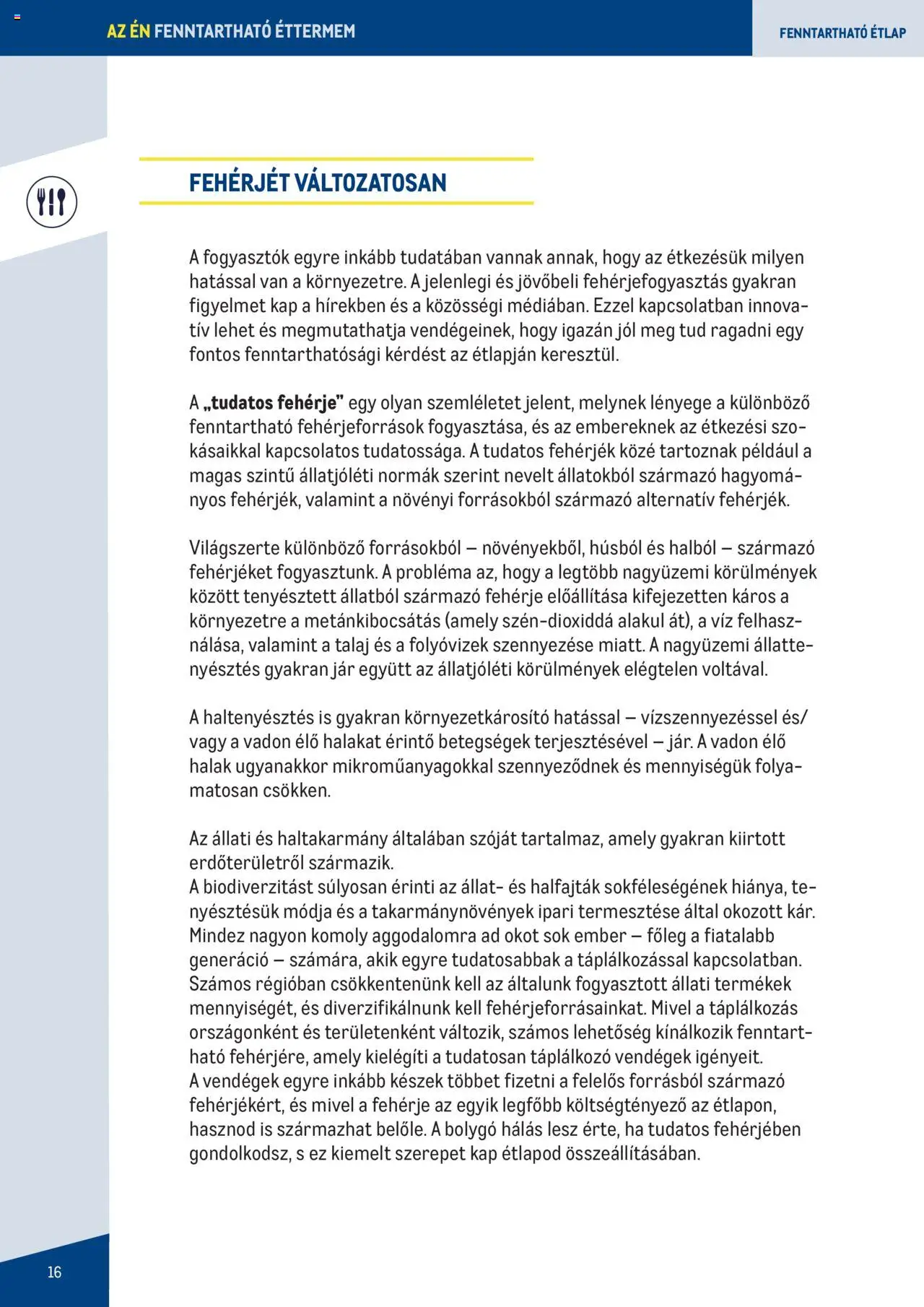 Metro - Fenntartható Gasztronómia booklet - 16oldal - érvényes 2023.06.07.-tól