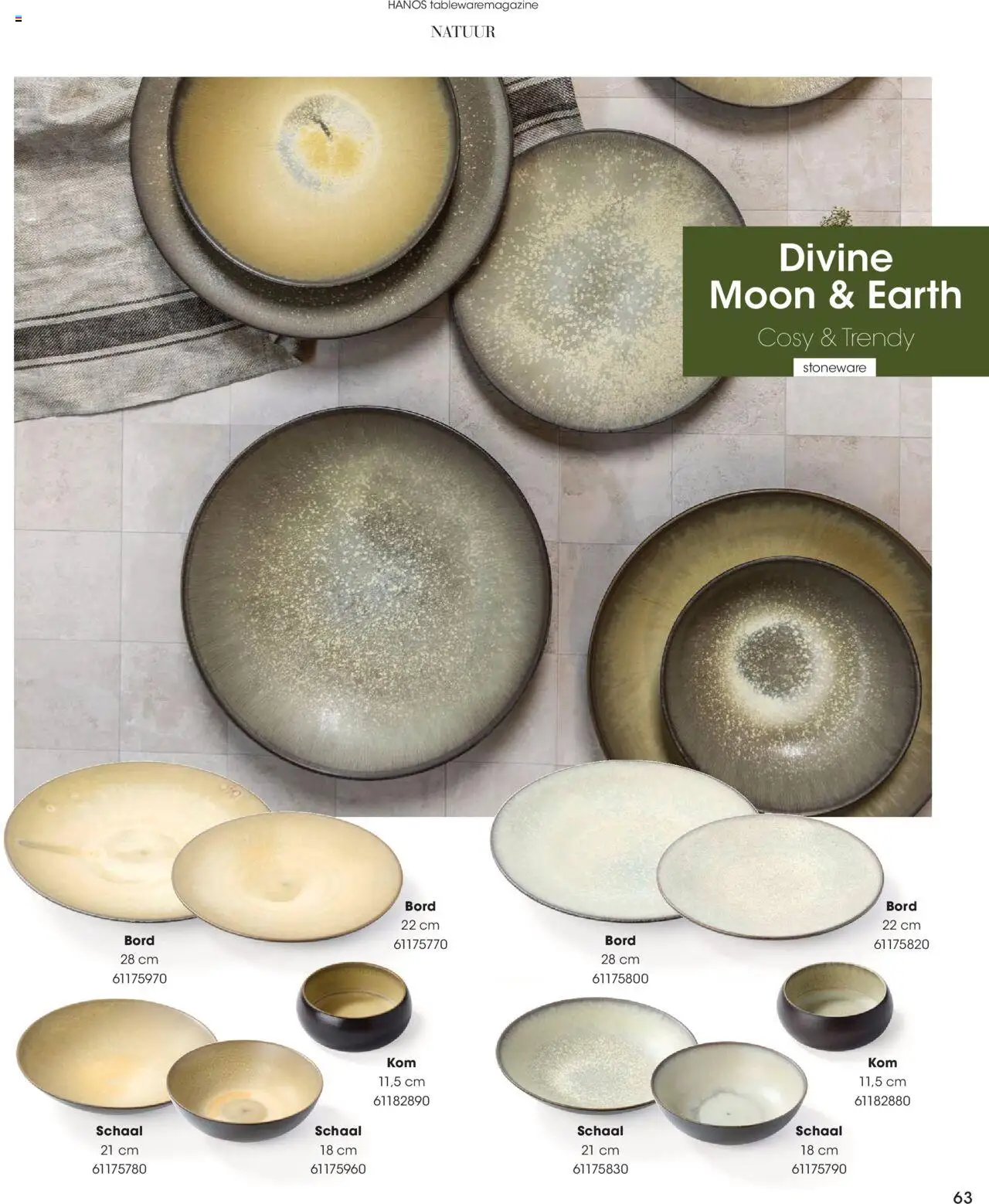 Hanos - Tableware magazine 2025-2026 - page 63- valid from 01-09-2025